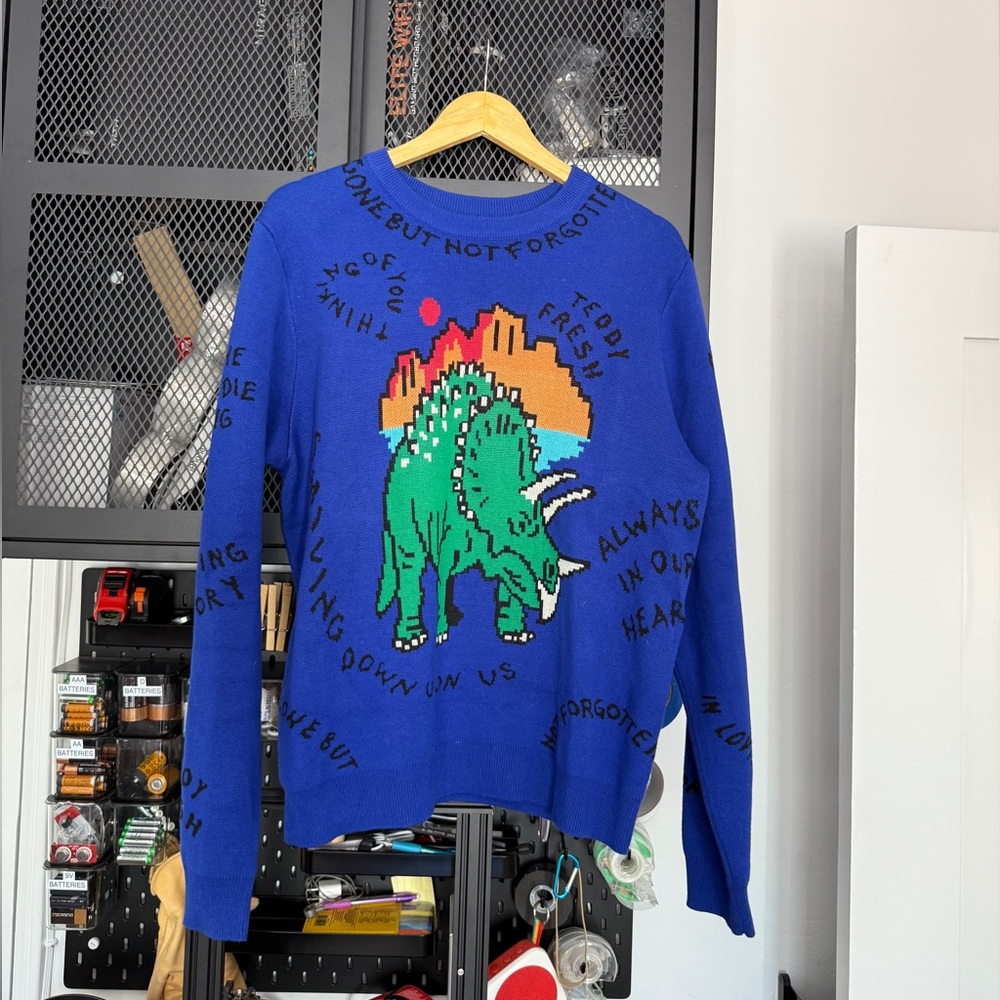 Teddy Fresh - Gone but not forgotten stegosaurus sweater